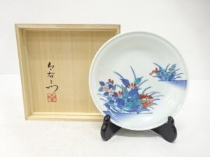 有田焼　今泉今右衛門造　錦　花　飾皿